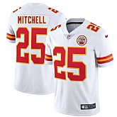 Men & Women & Youth Kansas City Chiefs #25 Elijah Mitchell White 2025 Vapor Untouchable Limited Football Stitched Jersey,baseball caps,new era cap wholesale,wholesale hats